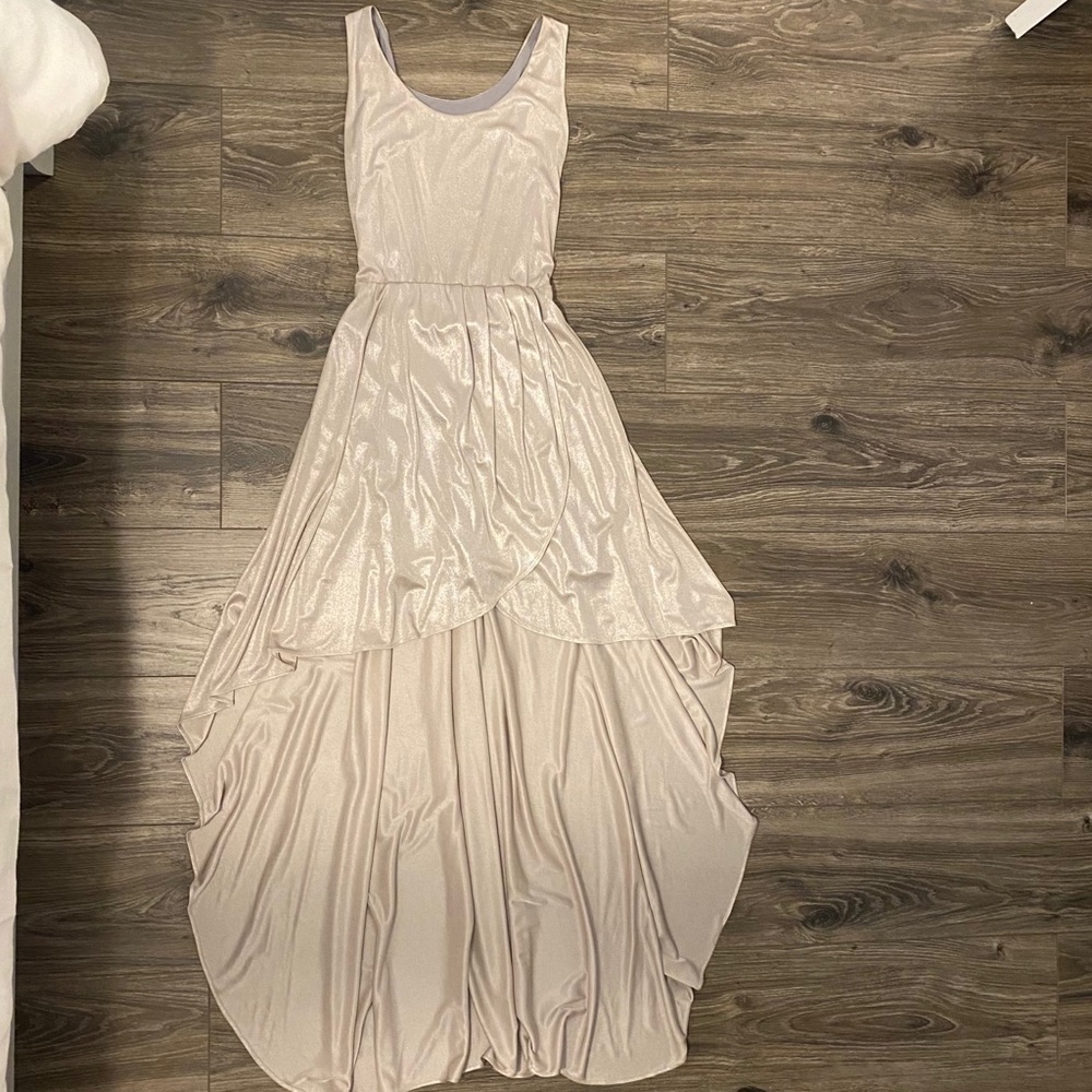 Golden shinny dress